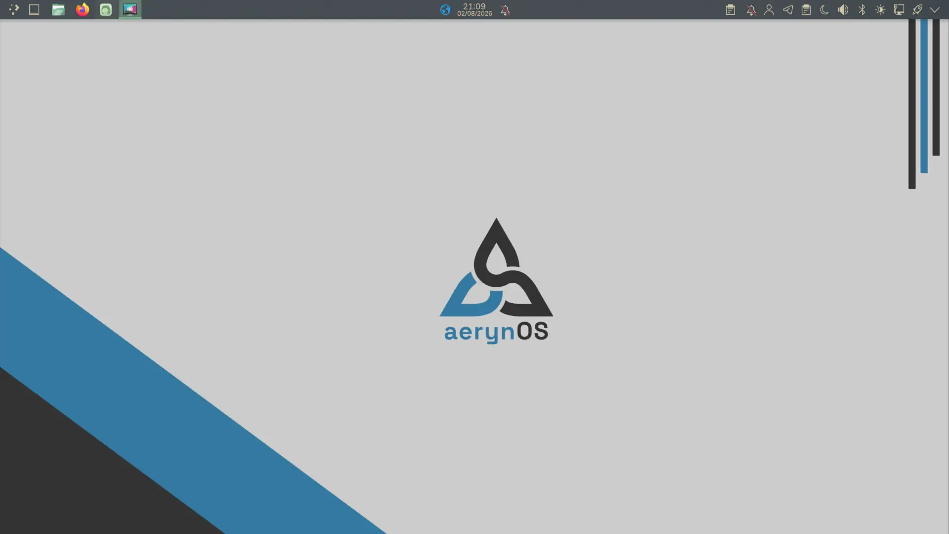 aerynOS running KDE Plasma